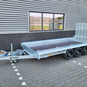 Vlemmix Trailers – 3500 kg, 4 x 1.5m plant trailer, 3 axles
