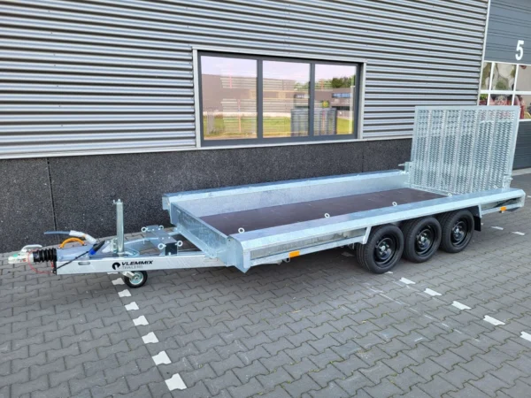 Vlemmix Trailers – 3500 kg, 4 x 1.5m plant trailer, 3 axles